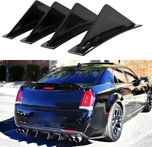 WENINETIES Spoiler Posteriore per Auto per Fiat Grande Punto/Evo (Bj. 2005-2018), Spoiler Diffusore Paraurti Posteriore per Auto, Accessori Esterni in ABS