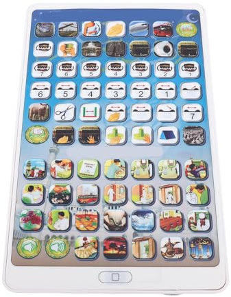 RASTKY Arabic Malay English Language Learning Tablet for Kids, Intelligent Smart Tablet with Educational Games, Suitable for Busy Families, Lightweight and Portable Design