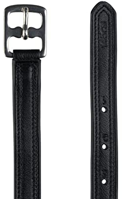 HORZE Steigbügelriemen mit Nylon, Schwarz, 125