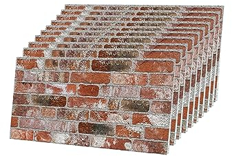 IZODEKOR Wandverkleidung Steinoptik Styropor 3D Wandpaneele - Verblender Steinoptik für Küche, Badezimmer, Balkon, Schlafzimmer, Wohnzimmer, Küchenrückwand und Teras | Alter Tempel (10 x Paneele)