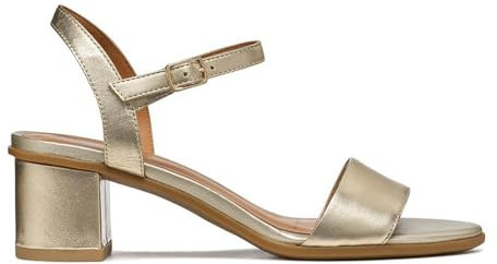 Geox Femme D Aurely 50 B Sandales à Talons, doré, 39 EU