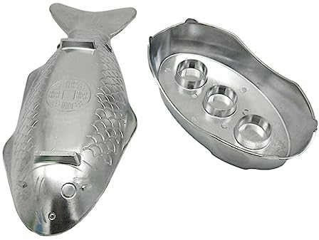 Fischförmiges Teller-Hot-Pot-Set | Großes Hot-Pot-Set aus Aluminium im Thai-Stil in Fischplattenform | Serviertabletts aus Metall in Fischplattenform im Thai-Stil für den Innenhof im Freien Luckxing