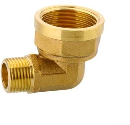 HEBEOT Conectores de codo de compresión, conectores de latón, accesorios de fontanería de junta de compresión para conectores de tubería de cobre (G3/4)