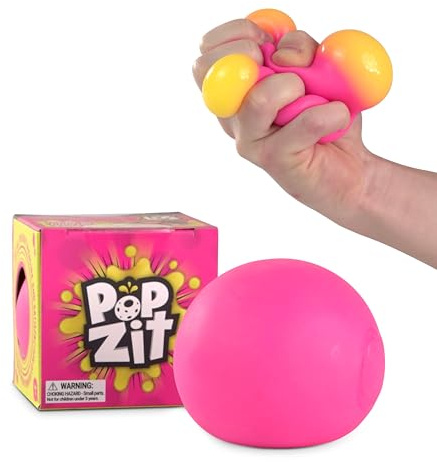 Bubblegum Stuff Pop-Zit Balle anti-stress en silicone avec faux pus Idéal pour soulager le stress 6 x 6 x 6 cm