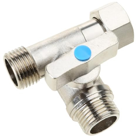 Valvole di arresto a T da 20 mm per rubinetto a compressione, adattatore a T, splitter per rubinetti, serbatoi WC, lavastoviglie, valvole di compressione