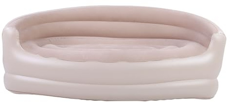 TOPINCN Canapé à Double Air Portable, Robuste, pour L'extérieur, Plage, Chaise Longue Gonflable, Jeux de Plage, Camping, Essentiel pour Les Pique-niques en Camping