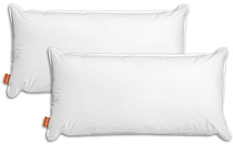 sleepling 194094 2er Set Wasserkissen | orthopädisches Kopfkissen | Bezug aus 100% Baumwolle | Made in EU | waschbar bis 40 Grad | 50 x 70 cm, weiß