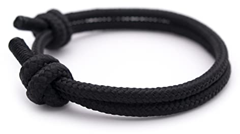 Wind Passion – Surfer Armband aus Segeltau für Männer und Frauen - Verstellbares Paracord Armband für Segler, Surfer und Outdoor-Liebhaber - Wasserdichtes Seemannsgarn Armband