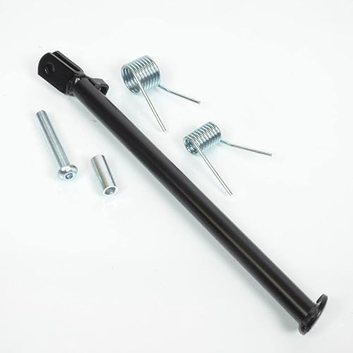 Béquille latérale noire 32cm compatible avec moto Sherco 50 avec son ressort