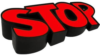 STOP Cuneo Fermaporta Ferma Porta Finestra di Sicurezza Antivento Protezione Dita Fermafinestra, Antiscivolo – Casa, Ufficio, Cameretta dei Bambini (ROSSO)