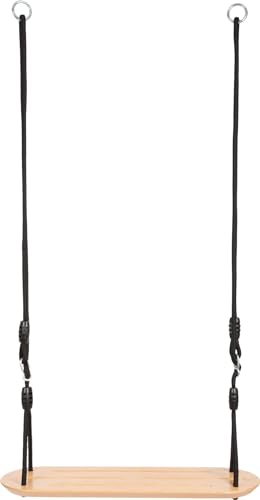 small foot Tabla XL Black Line, Columpio Extra Ancho para niños y Adultos, a Partir de 3 años, 12407, Color Negro Naturaleza, Belastbarkeit bis zu 100 kg