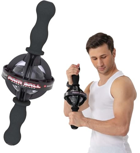 Arm Gyro Ball Core Trainer for Stronger Arm Bones and Muscle - Fitness Gyroscopic, Wrist Ball Gyro, Arm Strength Exerciser, Arm Hand Muscle Trainer Device