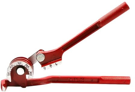 Dobladora manual de tubos - Dobladora de tubos manual, dobladora de tubos de 180 grados | Dobladora de tubos y tubos de metal portátil para tubos de cobre, aluminio y latón, resistente, mult