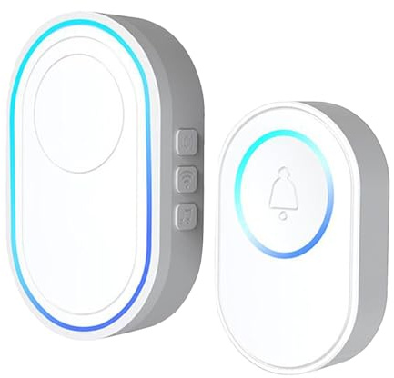 Timbre de Puerta, Alarma de Entrada, Timbre de Bienvenida inalámbrico, de Alarma de Entrada, Unidad de Timbre de Bienvenida inalámbrico, Sensor de Movimiento, Dispositivo de Alerta Compacto