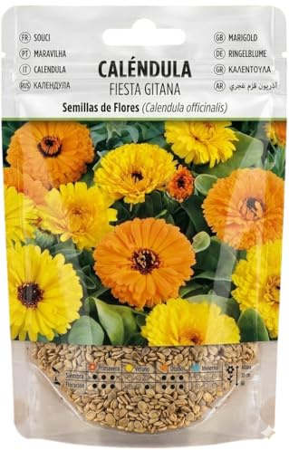 Caléndula para Jardines Ornamentales y Macetas – Semillas de Caléndula para Cultivo Doméstico DECOALIVE