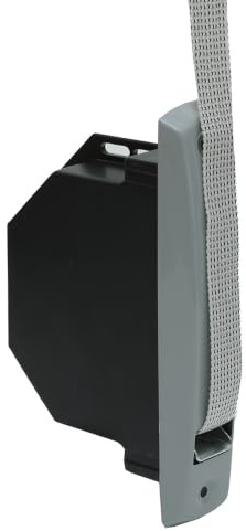 Recogedor de Persiana Empotrable Cinta 20 mm - Minipack Aluminio - Gris