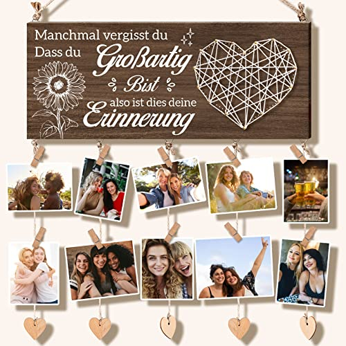 Vetbuosa Geschenke für Frauen - Weihnachtsgeschenke für Frauen Bilderrahmen, Wichtelgeschenke für Frauen, Geburtstagsgeschenk für Frauen, Geschenke für Freundin, Beste Freundin Geschenke für Freundin