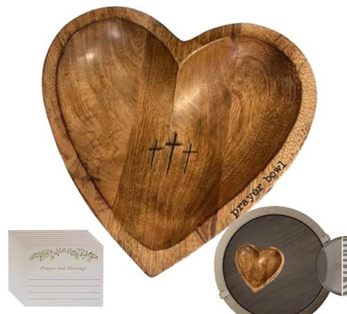 Ciotola per impasto, in legno, stile rustico, decorazione per preghiera, per comodino, mobile da cucina, comodino