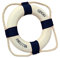 Qerwsdty Bienvenido a bordo espuma agua vida salvavidas anillo colgante de pared decoración del hogar azul 50cm