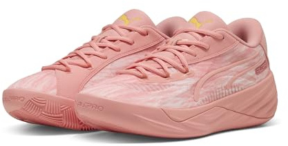 PUMA Chaussures de Basketball All-Pro Nitro™ Dress Code Unisexe 42.5, Pink Fruit