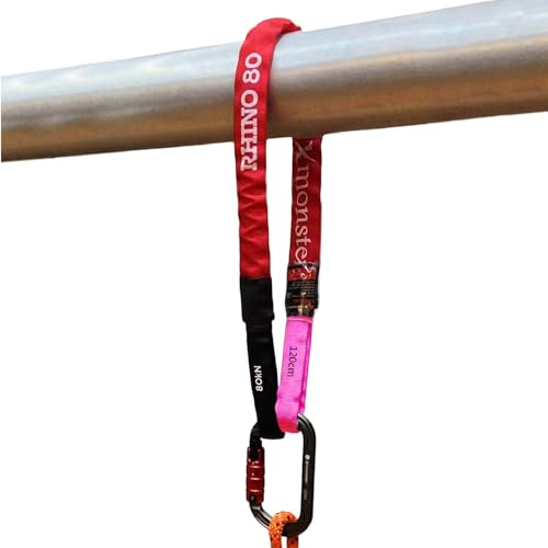 X MONSTER Xmonster Rhino 80 UHMWPE strop High Strength Anchor Sling Synthetic Rigging Line Winch Extensions line 120cm