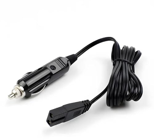 Cable de alimentación de 12 V CC para coche, adaptador de mechero de 10 A, 1,8 m, cables de alimentación CC para nevera, congelador, coche portátil, cable de extensión de cargador de coche para viajes