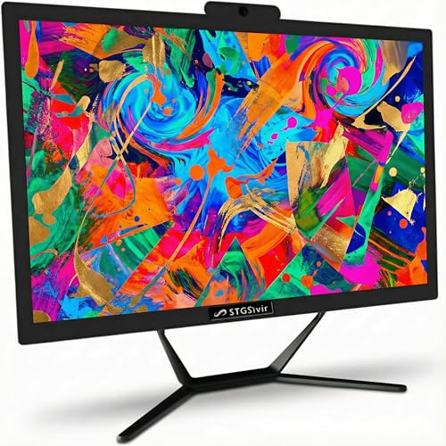 STGsivir All in One PC, Pantalla FHD 24, Core i7, 16G RAM, 512G SSD