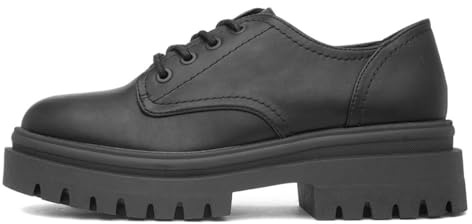 Rocket Dog Donna Womens Black Chunky Shoe - Size 6 UK - Black