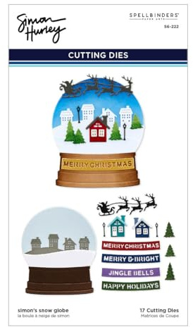 Spellbinders S6-222 Simon's Snow Globe Etched Dies by Simon Hurley