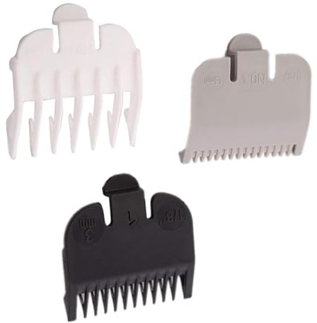 Juego de 3 Piezas de Peines Guía De Para Cortapelos, Accesorios para Cortapelos con Peine Límite, Protector de Cortapelos Profesional, Guardia del Cortapelos, para Corte de Pelo, Recorte