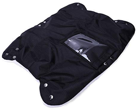 SAROAD Kinderwagen-Handmuff, Frostschutzhandschuhe für den Winter, für Kinderwagen, Jogger, Kinderwagen, Wasserwärmer, Geschenk für Eltern und Betreuer (schwarz)