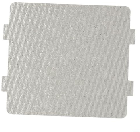 Piastra di copertura in mica per forno a microonde, resistente alle alte temperature, accessorio di ricambio per riparazione e manutenzione, 9,9 x 10,8 cm, 0,04 mm, 1 confezione (10 pezzi)