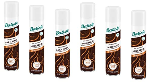 Batiste Dry Shampoo, Divine Dark, 3.81 oz. (6 Pack)