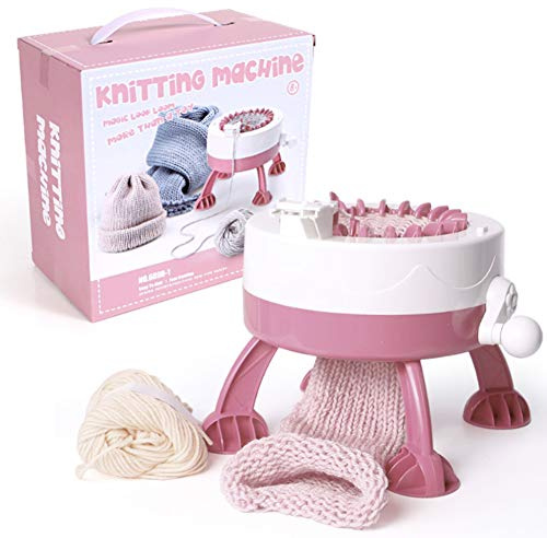 Macchina per Maglieria, 22 Aghi, Macchina da Cucire a Mano Fai-da-Te per Calzini Cappello Sciarpa Coperte Bambini Strumenti Giocattolo per Maglieria per Adulti o Bambini, di Natale per Bambini