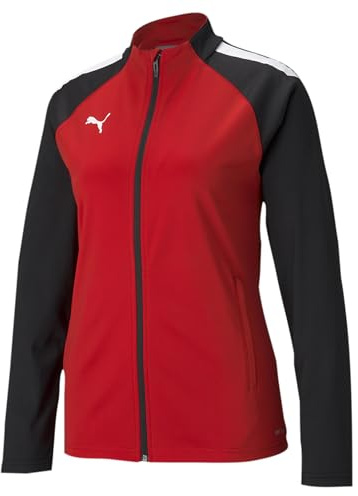 PUMA womens TeamLIGA Training Jacket, Puma Red-puma Black, Medium US