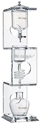 ABGRC Deluxe Moderne Kaltbrüh-Kaffeemaschine, 700 ml Siphon-Kaffeemaschine mit großem Fassungsvermögen für 6–8 Tassen, Kaffeemaschine mit Slow-Drip-Technologie Luftdicht