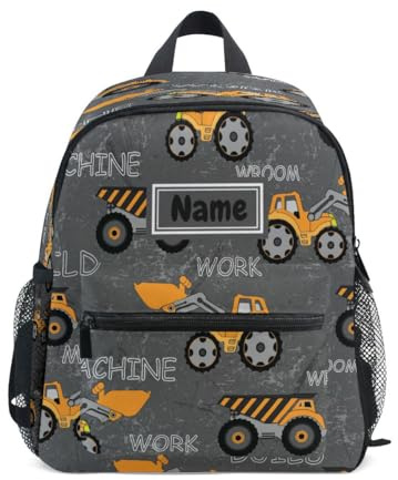 Sac à dos personnalisé pour enfant avec motif de camion de dessin animé pour garçon et fille - Sac à dos pour enfants