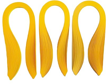 ODETOJOY Guldkviling pappersremsor 5 mm 3 mm 10 mm set med kviltremsor, hantverk-21 tum, längd 120 st pappersfiligran (3/5/10 mm)