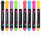 DAZZLUXE 9 rotuladores de pizarra borrables, rotuladores de tiza para cristal, tiza líquida, tiza líquida para graffiti, ideal para ventanas, vidrio