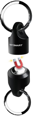 KeySmart MagConnect - Fixation rapide et sécurisée des clés à votre sac à dos, sac à main et ceinture (Pack 1)