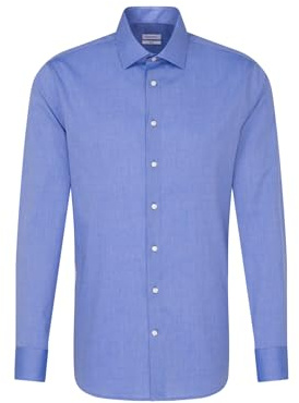 Seidensticker men's business shirt - slim fit - non-iron - Kent collar - long sleeve - 100% cotton