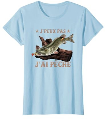 Drôle de design vintage de pêcheur de brochet T-Shirt