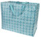 REX LONDON Large Storage Bag with Zip - Strong and Durable 55 x 48 x 28cm 70l - Choice of Design (Blue Friendship)