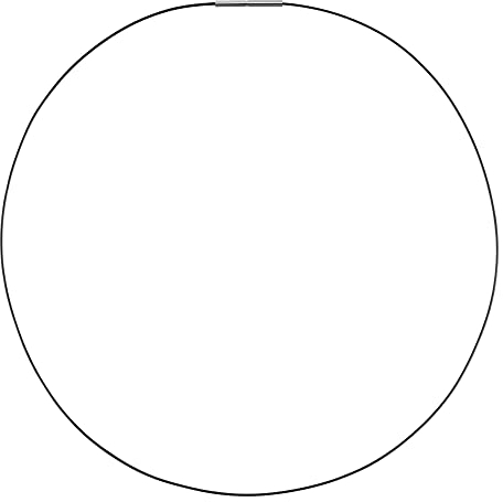 Auroris extra dünne Kette aus Lederimitat schwarz 1mm mit Tunnel-Drehverschluss aus Edelstahl Länge 42 cm