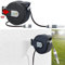 Royal Gardineer Gartenschlauchbox: Gartenschlauch mit Wand-Box zum automatischen Aufrollen, 9 m (Schlauchaufroller, Wand Schlauchbox, Schlauchrolle)