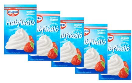 Dr. Oetker Whipped Cream Stabilizer (E1412 and E341) 10g [Pack of 5]