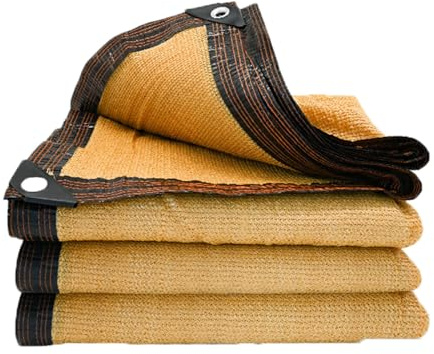 Ocultación Red De Sombra 90% Tasa De Sombreado Vela De Sombra Rectangular Malla Sombreadora para Pérgola Patio Plantas Invernadero Gallinero(Size:8x8m/26x26ft)