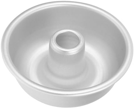 FELTECHELECTR 4pcs Aluminum Alloy Nonstick Cake Pan for Baking Hollow Chiffon Cake Mold for Birthday and Wedding Desserts Bakeware for Home Use