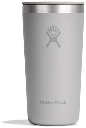 HYDRO FLASK - All Around Tumbler 355 ml (12 oz) with Closable Spill Proof Press-In Lid - Stainless Steel Double Wall Vacuum Insulated - Birch