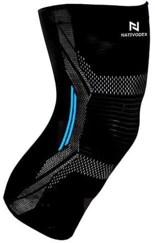 NativoDex Knee Brace for Meniscus and Ligament Support - Non-Slip Compression Knee Sleeve for Men and Women for Tendinitis, Ligaments, Patella, Pain Relief